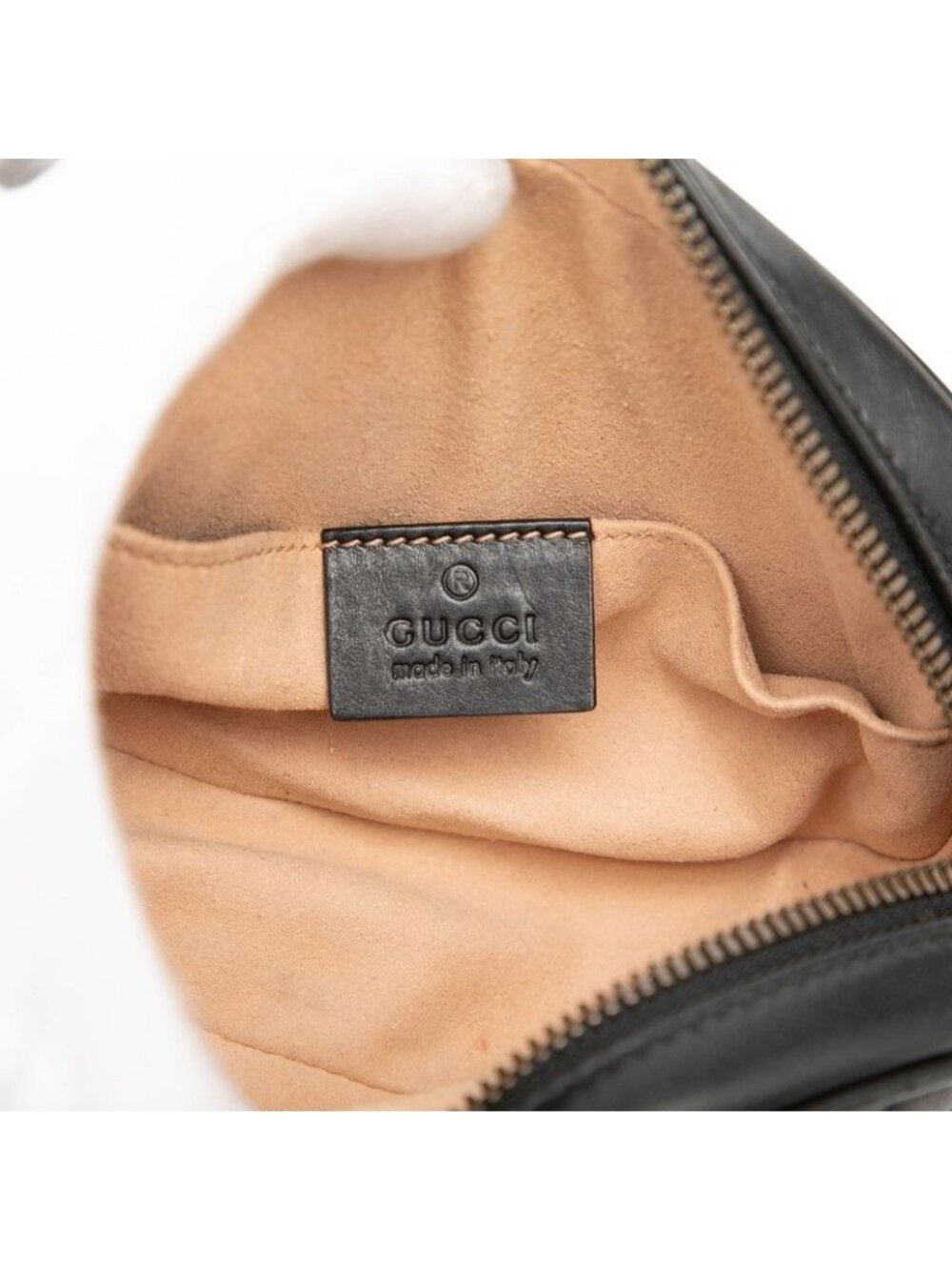 Gucci GG Marmont Quilted Belt Bag Black Leather - Picture 5 of 6
